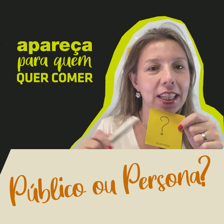 Definição de público (persona) para quem pretende vender comida pela internet